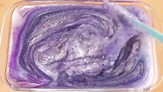 Making Galaxy Glossy Slime with Piping Bags! Most Satisfying Slime Video★ASMR★#ASMR#PipingBags