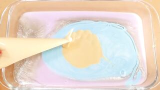 Making Pastel Glossy Slime with Pipin g Bags! Most Satisfying Slime Video★ASMR★#ASMR#PipingBags