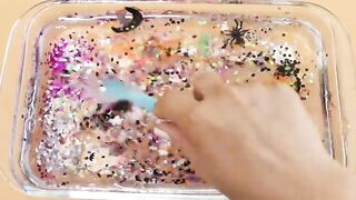 Making Halloween Glitter Slime with Pipin g Bags! Most Satisfying Slime Video★ASMR★#ASMR#PipingBags