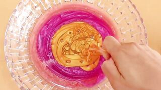 Making ROSEGOLD Slime with Piping Bags! Most Satisfying Slime Video★ASMR★#ASMR#PipingBags