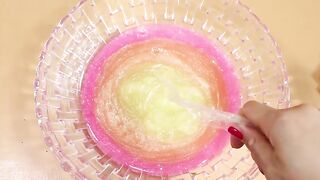 Making Holo Gliter Slime with Piping Bags! Most Satisfying Slime Video★ASMR★#ASMR#PipingBags