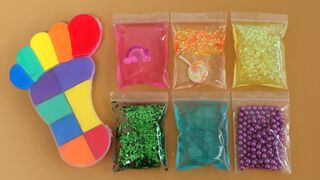 Making Slime with MIni Bags and Color Clay! Most Satisfying Slime Video★ASMR★#ASMR#MiniBags