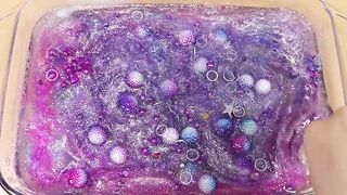 Making GALAXY Slime with Piping Bags! Most Satisfying Slime Video★ASMR★#ASMR#PipingBags