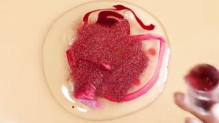 Slime Coloring Compilation with bubble slime,Makeup,clay,form★ASMR★Most Satisfying Slime Video!
