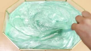 Making MintSilver Slime with Piping Bags! Most Satisfying Slime Video★ASMR★#ASMR#PipingBags