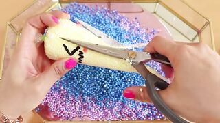 Making CrunchSlime with Piping Bags! Most Satisfying Slime Video★ASMR★#ASMR#PipingBags