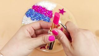 Slime Coloring Compilation with Makeup,clay,Lipstic★ASMR★Most Satisfying Slime Video!