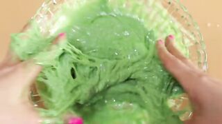 Making Mint Cat Slime with Piping Bags! Most Satisfying Slime Video★ASMR★#ASMR#PipingBags