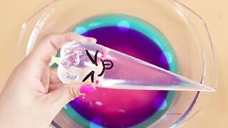 Making Big Clear Slime with Piping Bags! Most Satisfying Slime Video★ASMR★#ASMR#PipingBags