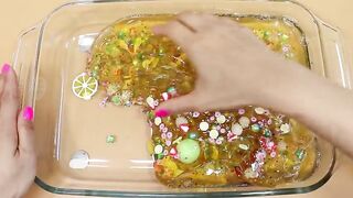 Making fruit Clear Slime with Piping Bags! Most Satisfying Slime Video★ASMR★#ASMR#PipingBags