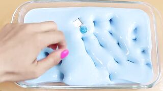 Making blue Slime with Piping Bags! Most Satisfying Slime Video★ASMR★#ASMR#PipingBags