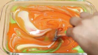 Making Carrot Slime with Piping Bags! Most Satisfying Slime Video★ASMR★#ASMR#PipingBags