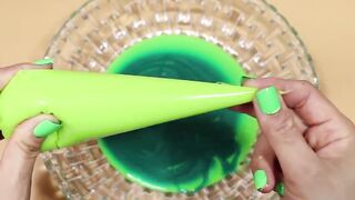 Making Avocado Slime with Piping Bags! Most Satisfying Slime Video★ASMR★#ASMR#PipingBags