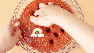 Making Rainbow crunch Slime with Pipin g Bags! Most Satisfying Slime Video★ASMR★#ASMR#PipingBags