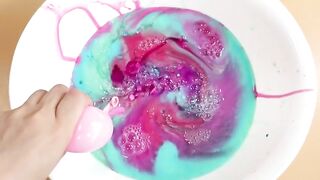 Making PinkMint Slime with funny balloons! Most Satisfying Slime Video★ASMR★#ASMR#balloons