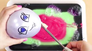 Making Glossy Slime with Cute balloons! Most Satisfying Slime Video★ASMR★#ASMR#balloons