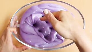 Making Purple Slime with Pipin g Bags! Most Satisfying Slime Video★ASMR★#ASMR#PipingBags