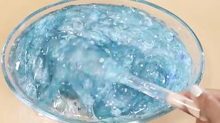 Making Blue Marine Slime with Pipin g Bags! Most Satisfying Slime Video★ASMR★#ASMR#PipingBags