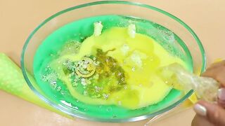 Making Lime Slime with Pipin g Bags! Most Satisfying Slime Video★ASMR★#ASMR#PipingBags