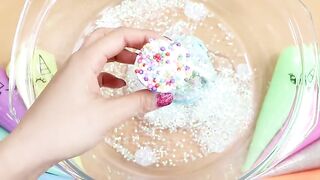 Making Unicorn Slime with Piping Bags! Most Satisfying Slime Video★ASMR★#ASMR#PipingBags