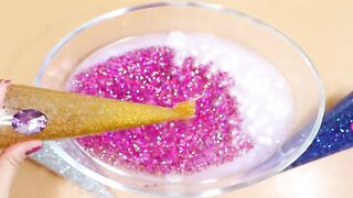 Making Glitter Slime with Piping Bags! Most Satisfying Slime Video★ASMR★#ASMR#PipingBags