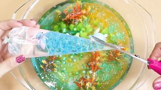 Making Sea Clear Slime with Piping Bags! Most Satisfying Slime Video★ASMR★#ASMR#PipingBags