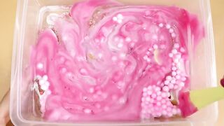 Making PinkPoodSlime with Piping Bags! Most Satisfying Slime Video★ASMR★#ASMR#PipingBags