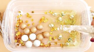 Making GOLD Slime with Piping Bags! Most Satisfying Slime Video★ASMR★#Slime#ASMR#PipingBags