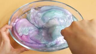 Making Unicorn Slime with Piping Bags! Most Satisfying Slime Video★ASMR★