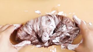 Slime Coloring Compilation! Most Satisfying Slime Video! #MakeUp#Iceberg#Eyeshadows★ASMR★