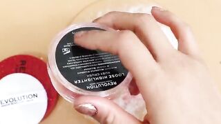 Slime Coloring Compilation! Most Satisfying Slime Video! #MakeUp#Lipstics#Eyeshadows★ASMR★