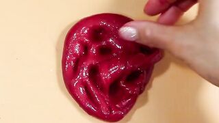 Slime Coloring Compilation1.Claycracking, 2.REDMakeUp3.BIEGE MakeUp4.ASMR★Satisfying Slime Video!