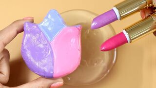 Slime Coloring Compilation With 1.claycracking2.PurpleMakeup 3.PinkMakeup 4.Add 6Clay★ASMR★