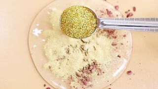 Slime Coloring Compilation With 1.BlueMakeup2.GoldMakeup 3.gold parts 4.RED Coloring ★ASMR★