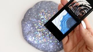 Slime Coloring Compliation With Makeup,Lip,Eyeshadow,Glitter! ★ASMR★