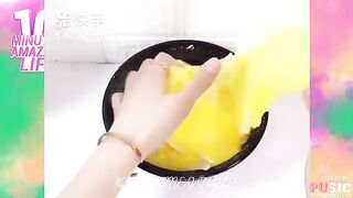 Oddly Satisfying Slime ASMR No Music Videos - Relaxing Slime 2020 - 110