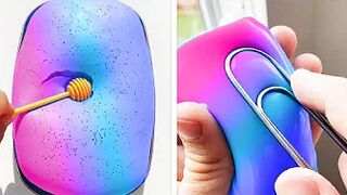 Oddly Satisfying Slime ASMR No Music Videos - Relaxing Slime 2020 - 108