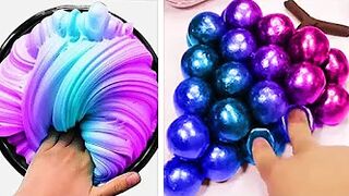 Oddly Satisfying Slime ASMR No Music Videos - Relaxing Slime 2020 - 100