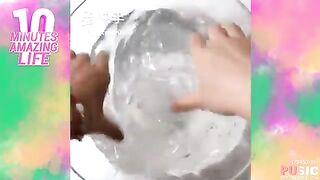 Oddly Satisfying Slime ASMR No Music Videos - Relaxing Slime 2020 - 95