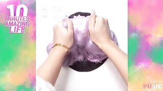 Oddly Satisfying Slime ASMR No Music Videos - Relaxing Slime 2020 - 94
