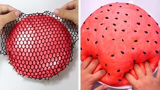 Oddly Satisfying Slime ASMR No Music Videos - Relaxing Slime 2020 - 89