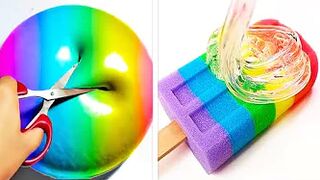 Oddly Satisfying Slime ASMR No Music Videos - Relaxing Slime 2020 - 85