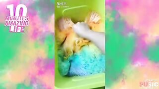 Oddly Satisfying Slime ASMR No Music Videos - Relaxing Slime 2020 - 85