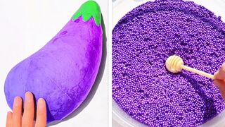 Oddly Satisfying Slime ASMR No Music Videos - Relaxing Slime 2020 - 82