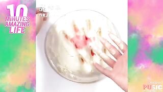 Oddly Satisfying Slime ASMR No Music Videos - Relaxing Slime 2020 - 75
