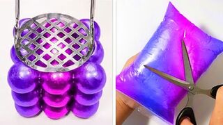 Oddly Satisfying Slime ASMR No Music Videos - Relaxing Slime 2020 - 67