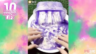 Oddly Satisfying Slime ASMR No Music Videos - Relaxing Slime 2020 - 61