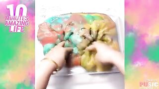 Oddly Satisfying Slime ASMR No Music Videos - Relaxing Slime 2020 - 58