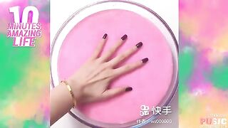 Oddly Satisfying Slime ASMR No Music Videos - Relaxing Slime 2020 - 58