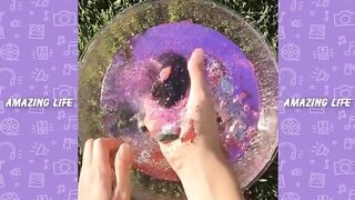 CRUSHING FLORAL FOAM WET Vs DRY AND GUESS THE COLOR GLITTER FOAM SATISFYING ASMR